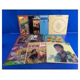 Assorted Country & Rock Vinyl Records LP
