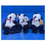 Ty Beanie Babies "TianTian" Panda Bears