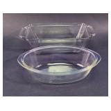Anchor Hocking & Glasbake Clear Glass Bakeware