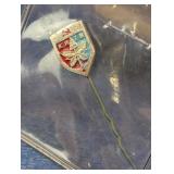 Vintage Soviet Kyiv Coat of Arms Stick Pin