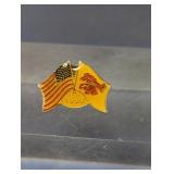 1990 American Flag Home of the Free Lapel Pin