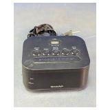 Sharp Digital Alarm Clock With USB Port