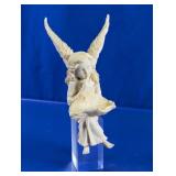 Ivory Sitting Angel Figurine