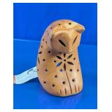 Clay Cat Luminary Candle Holder