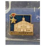 Soviet Sevastopol Panorama Souvenir Lapel Pin