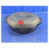 Plastic Covered Serving Dish