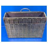 MCM Brass Magazine Rack