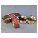 Metal Napkin Rings Set