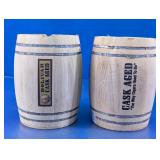 Bolivar Cask Aged Wooden Cigar Barrels Pair