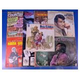 Country and Classic Music Vinyl Record Assortment