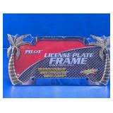 Pilot Automotive Palm Tree License Plate Frame