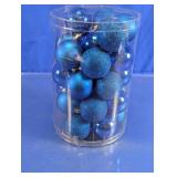 Blue Christmas Ornament Assortment