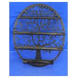 Black Metal Tree Silhouette Wall Display Shelf