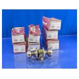 Kwikset Satin Chrome Tylo Door Knob Lot