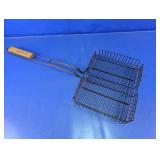 Nonstick Dual-Basket Wire BBQ Grilling Basket