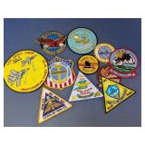 Assorted U.S. Navy Embroidered Patches Set