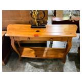 Hope Chest, Edge Table, & Lamp