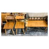 Ethan Allen Baumritter Coffee Table 2 End Tables