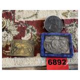2 Buckles- Penny & Will Rogers