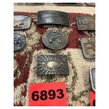 4 Buckles Winchester, Smith & Wesson, Beechnut,..