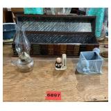 4 Pcs- Oil Lamp & 3 Dï¿½cor Pcs