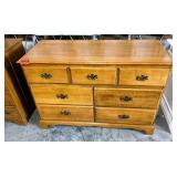 7 Drawer Wood Dresser