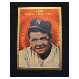 1932 Babe Ruth 24K Gold Baseball Card