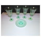 Uranium Glasses and Plate