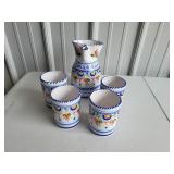 Clay Sangria Pitcher with Matching CupsClay Sangria Pitcher with Matching Cups