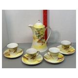 vintage Japanese porcelain tea set