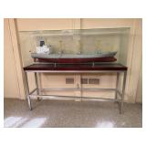 Model Ship of M.S. ‘Coleman’ in Glass Display Case
