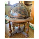 Italian Tabletop Globe Bar with Hidden Storage, Made in Italy