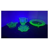 Uranium Glass Dinnerware