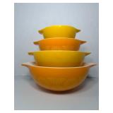 Pyrex Daisy Cinderella Mixing Bowls