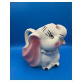Vintage 1940's Leeds China Walt Disney Dumbo Pitcher