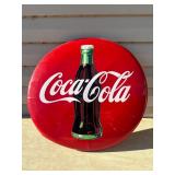 Metal Coca-Cola sign