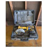 Cordless DeWalt drill and saw