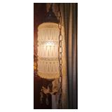 Vintage 1970's Cylinder Pendant Lamp
