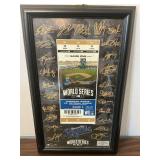2014 ACLS repro ticket w/ signatures, authenticated