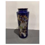 Vintage Japanese cobalt porcelain vase