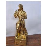 Rare Find Vintage 1977 “Sincerely Elvis” McCormick Gold Limited Edition Wind Up Music Box Decanter