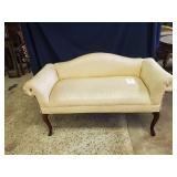 Queen Anne style small settee/loveseat