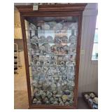 Oak Display Cabinet with Sliding door!