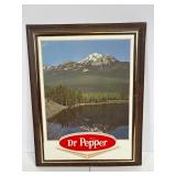Vintage Dr Pepper Embossed Plastic Advertising