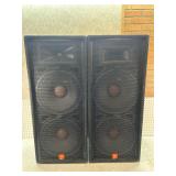 Two JBL Jax 100 Dual Speaker Cabinets