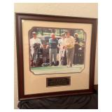 Jack Nicklaus Signed Photograph with Arnold Palmer and Tiger Woods