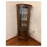 Dark Wood Curio Cabinet