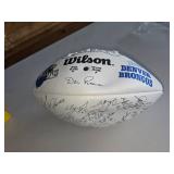 1987 Wilson Denver Broncos Team-Signed Football