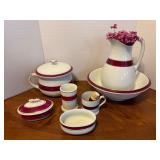 Antique Ironstone Wash Set from the 1800's