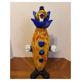  Decorative Murano Glass Clown Figurine Decorative Murano Glass Clown Figurine